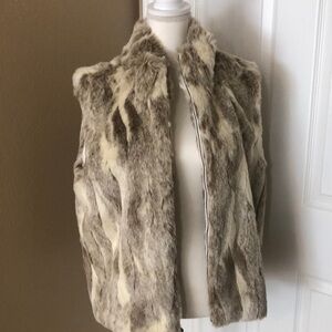 Valerie Stevens faux fur vest